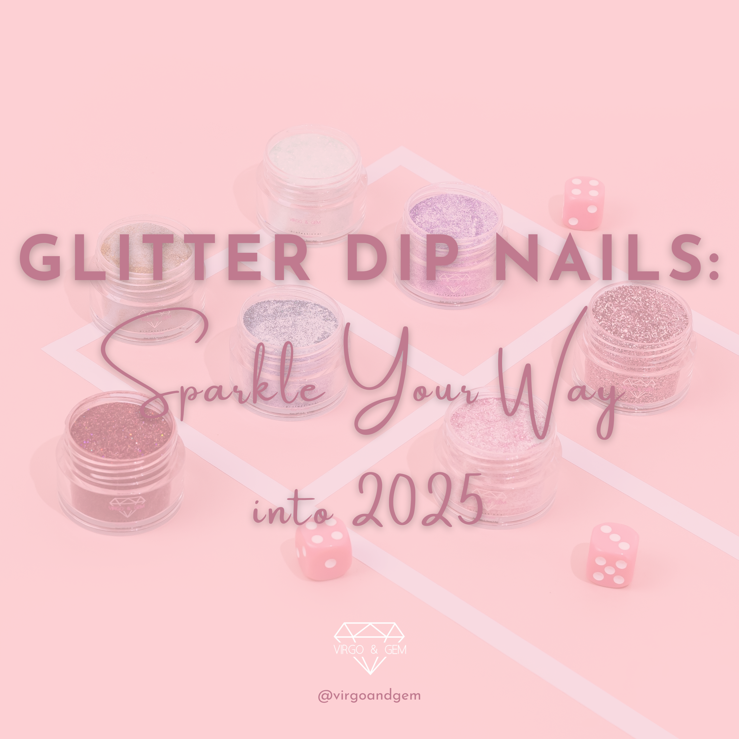 Glitter Dip Nails: Sparkle Your Way into 2025