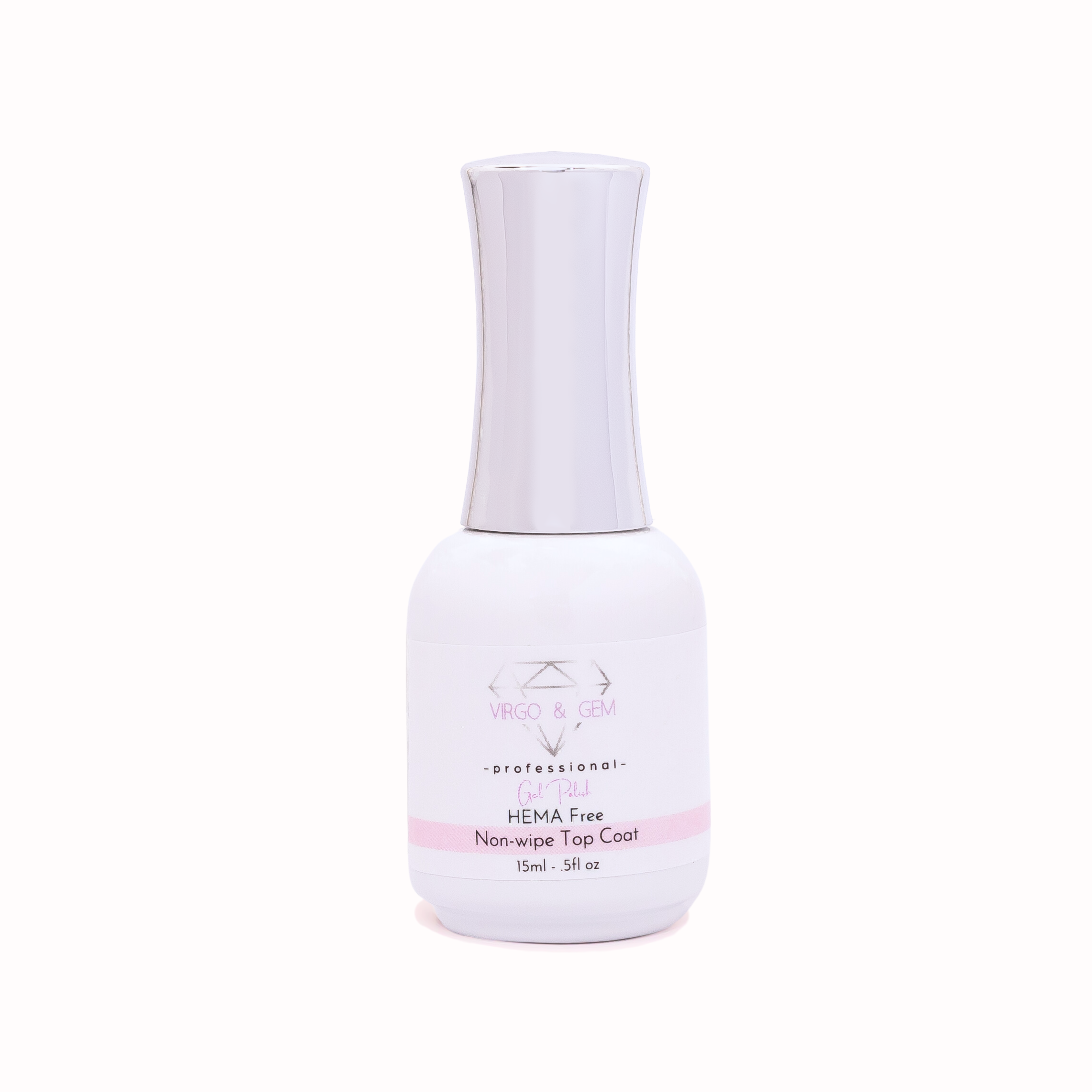 HEMA Free Gel Top Coat- Non wipe (UV or LED Light Required)