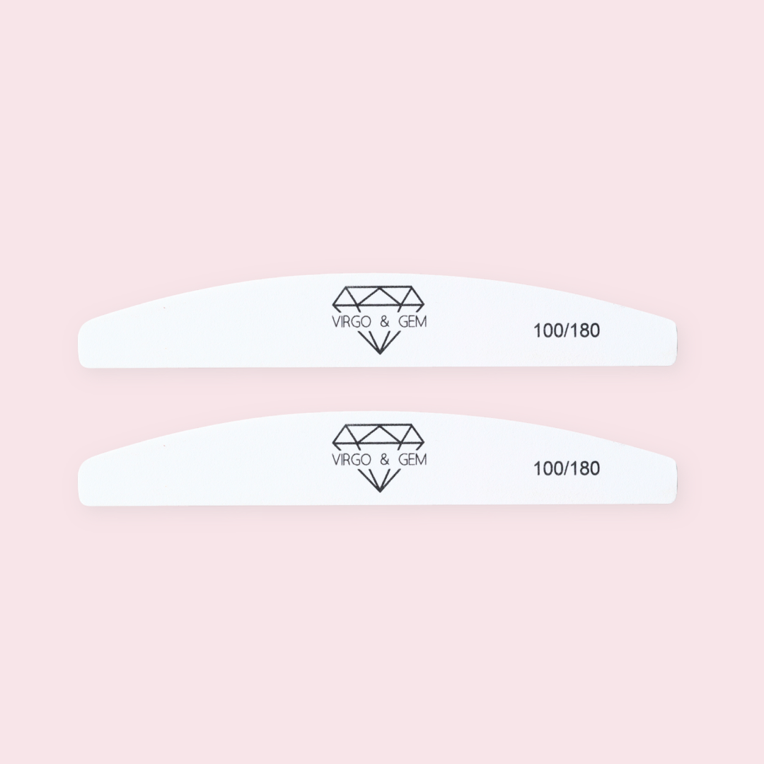 100/180 Grit Nail File – Double-Sided (2-Pack)