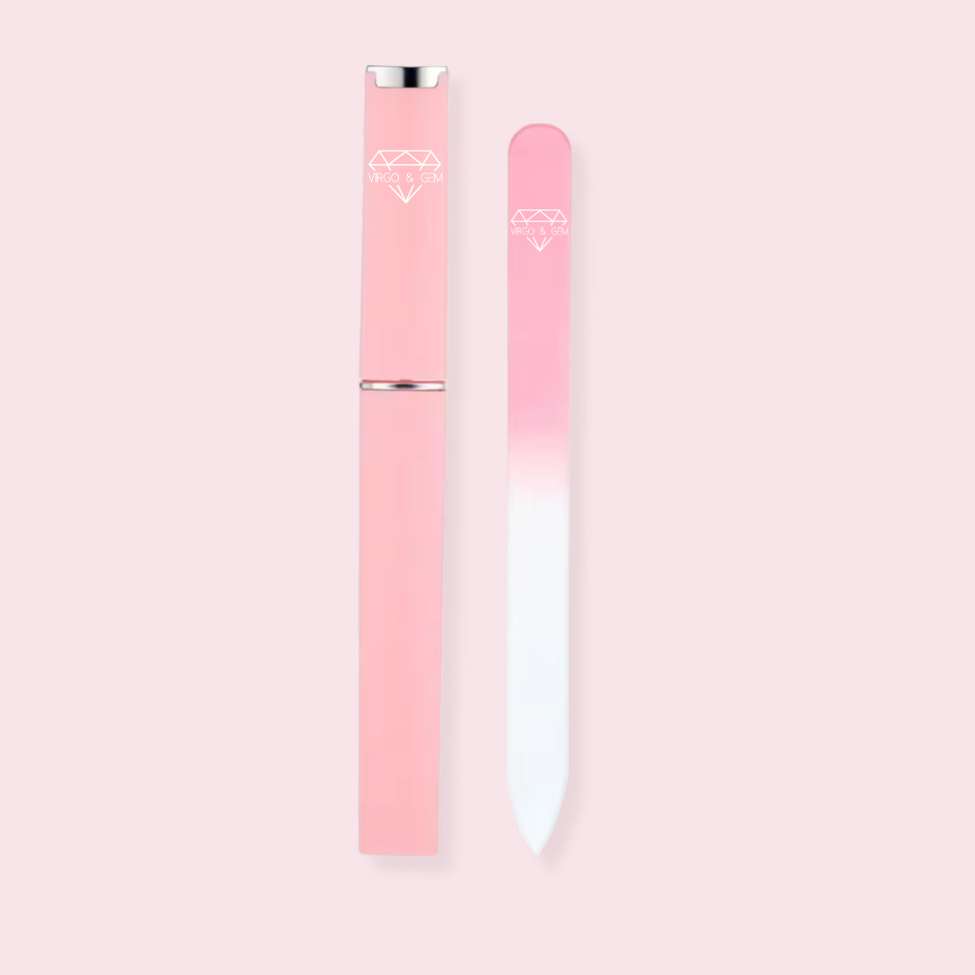 Glass Nail File – 240 Grit (Reusable & Travel-Friendly)