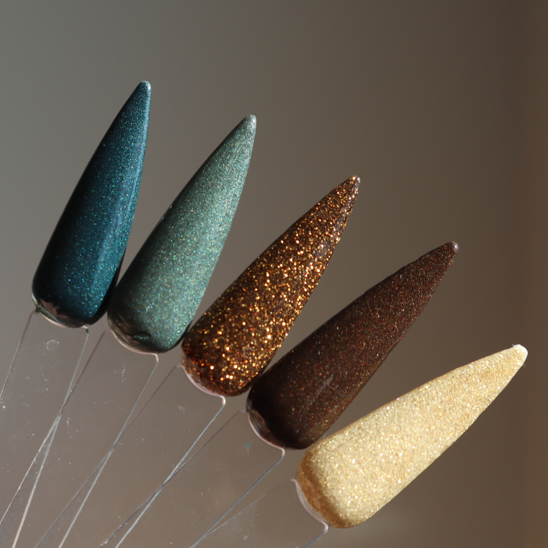 WINTER DIP POWDER NAILS SET