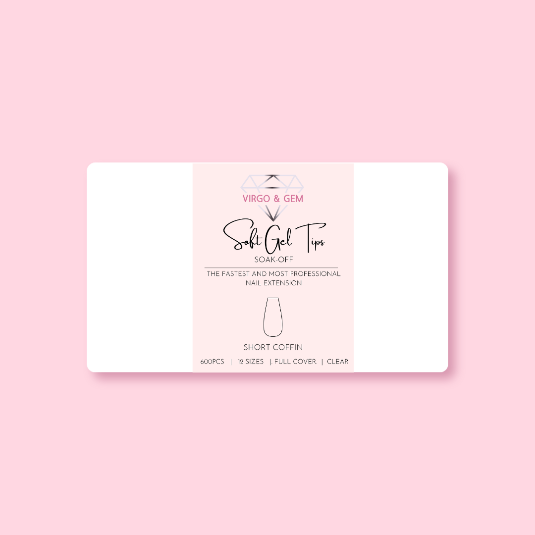 Extra Short Coffin - Soft Gel Nail Tips