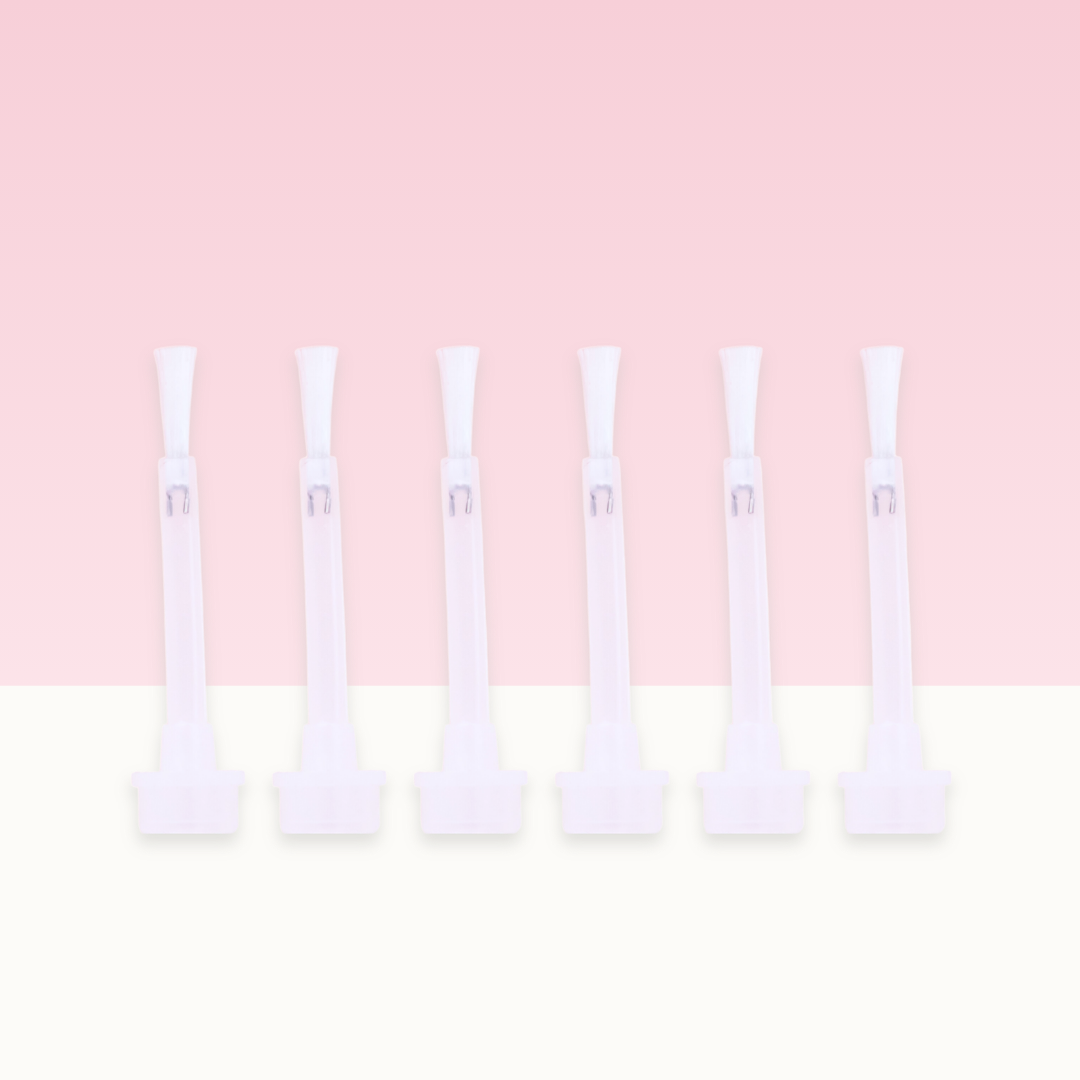 Replacement Brushes for Dip Base Coat (6 pack)