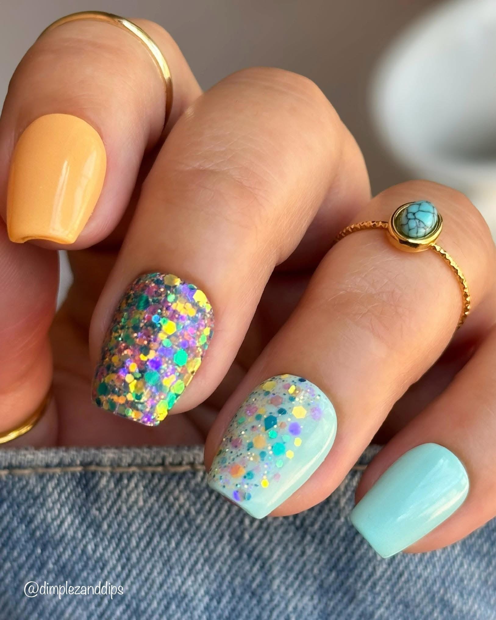 DP342 Honey Drip Nail Dip Powder | Virgo & Gem