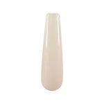 Glossy beige nude dip powder nail swatch with smooth, solid finish.
